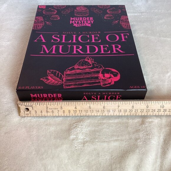 University Games Murder Mystery Party: A Slice of Murder New (open Box) - Picture 3 of 7